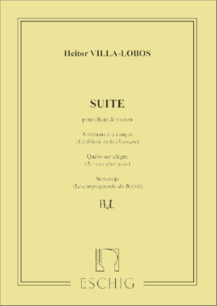 Suite Chant-Violon (Poeme De Mario De Andrade)